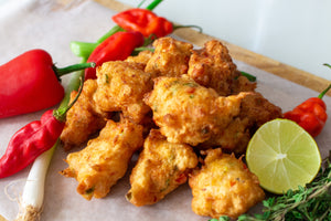 FLUFFY YET CRISPY SALTFISH FRITTERS RECIPE