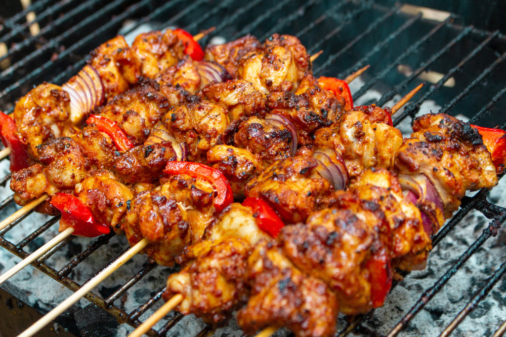 BBQ HONEY & LIME CHICKEN SKEWERS RECIPE